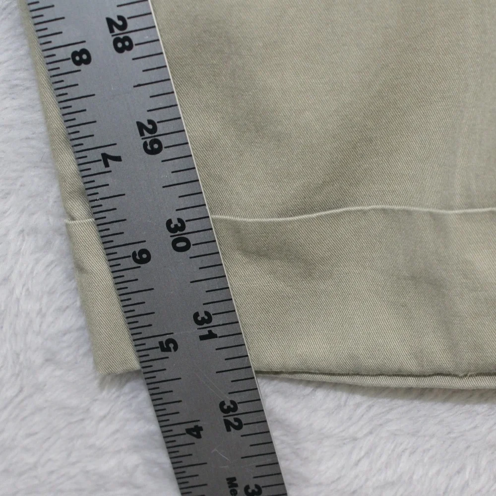 Vintage Polo Ralph Lauren Hammond Pant 38x32 Khaki Pleated Chino Made Singapore